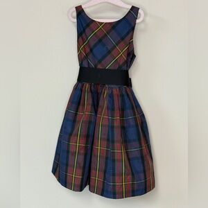 Ralph Lauren: Girls Navy Holiday Sleeveless Party Dress, Size 5